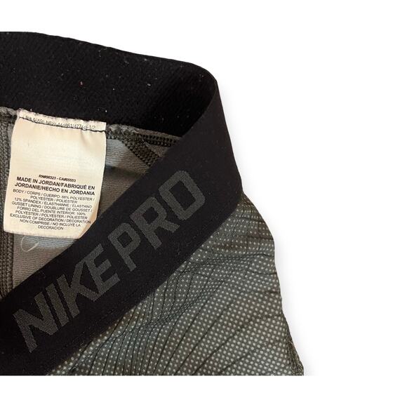 Nike Pro Hyperwarm Gray Compression Leggings Dri-FIT Athletic Gym Size Medium - Picture 6 of 7